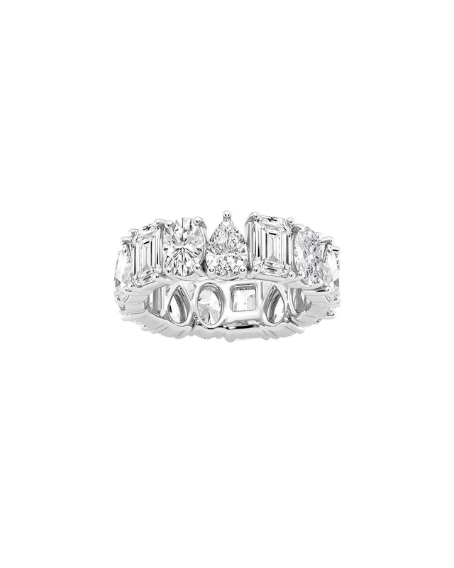 Lab Grown Diamonds 14K 8.25 ct. tw. Lab-Grown Diamond Eternity Ring, image 1 of 1 from Rue La La