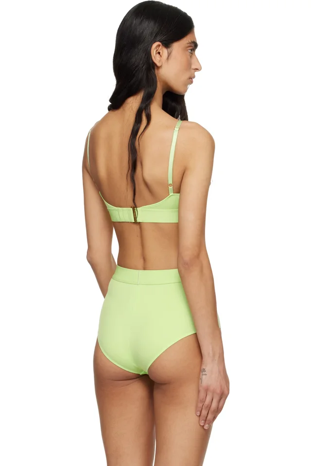 TOM FORD Green Signature Bra, photo 3 of 4 from SSENSE
