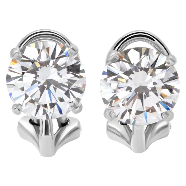Tiffany & Co. Diamond stud earrings in Platinum from Gray And Sons