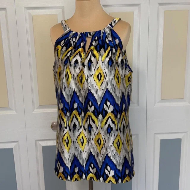 REDValentino Women's Blouse - Multi/Blue - 30C in blue|multicolor from Depop