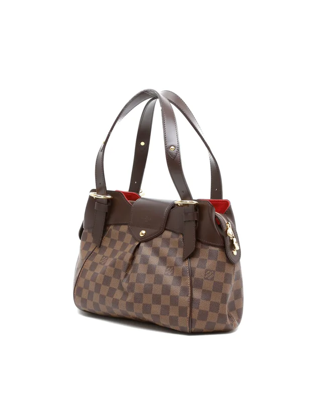 Louis Vuitton Damier Ebene Sistina PM Shoulder Bag in Brown Canvas from A Retro Tale, photo 3 of 9