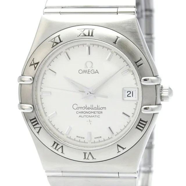 Omega Constellation Chronometer Automatic Mens Watch 1502.30 Polished in Silver from Elady