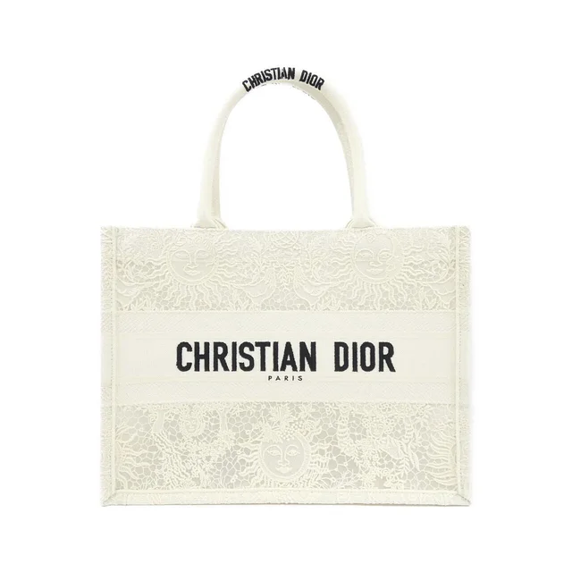 Dior Book Tote Medium M1296ZECY Bag in M933/WHITE (white) canvas from KOMEHYO