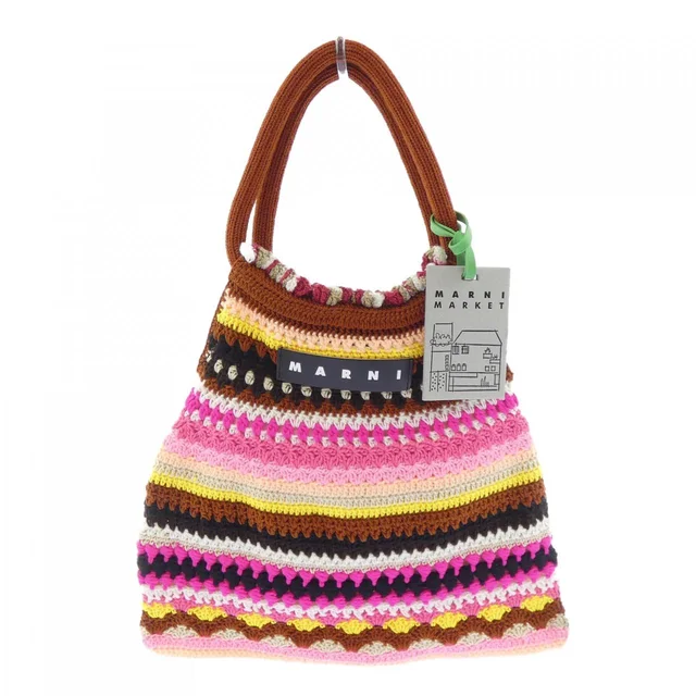 Granny Bag MARNI MARKET BOMH006Q0 BAG in Black, BRAUN, Pink, Yellow FW305 from KOMEHYO