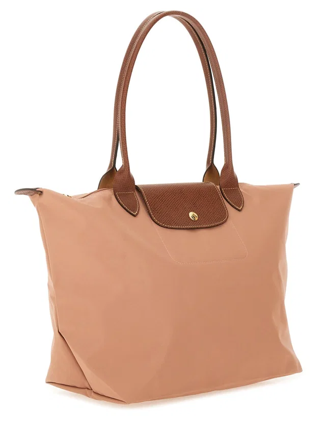 Longchamp Le Pliage Large Shoulder Bag — Pink Nylon in Pink Nylon from HEWI
