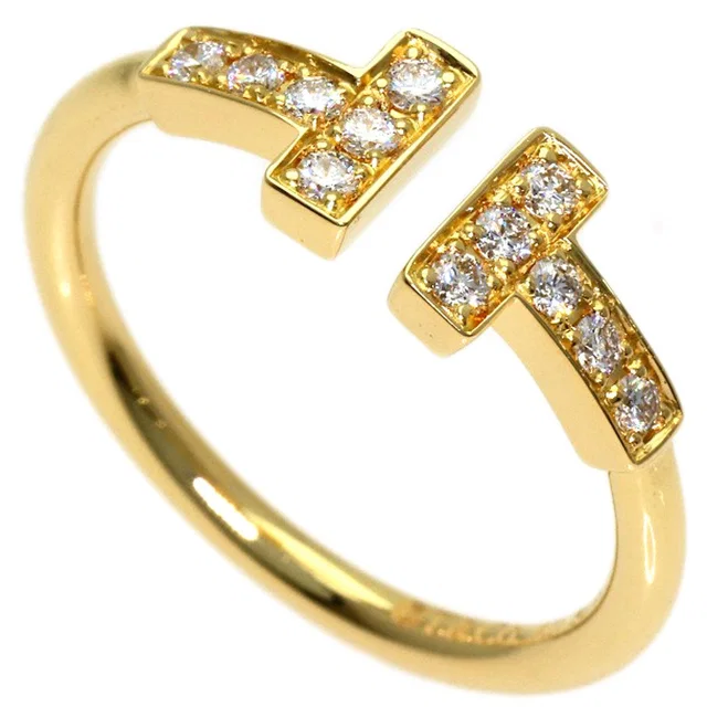 Tiffany & Co. T Wire Diamond Ring 18k Yellow Gold in Yellow from The Reluxe