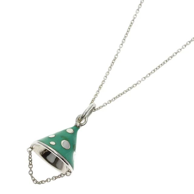 Tiffany & Co. Party Hat Enamel Necklace from The Reluxe
