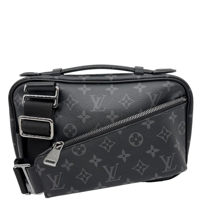 Louis Vuitton Explorer Monogram Eclipse Canvas Bumbag Black in Black Canvas from Dallas Designer Handbags