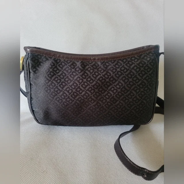 Bally Vintage Brown Crossbody Handbag in brown|red Nylon from Poshmark