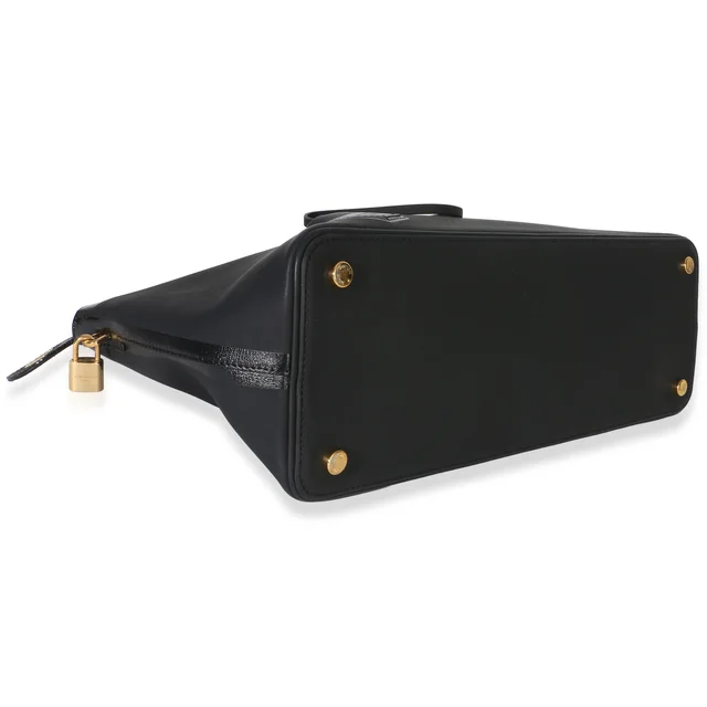 Louis Vuitton Black Calfskin Obsession Lockit East-West Bag in Black Calfskin from myGemma, photo 2 of 2