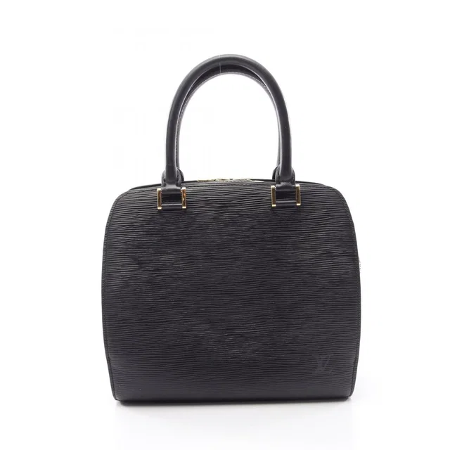 Louis Vuitton Handbag Pont Neuf Epi Noir Leather in Black Leather from The Reluxe
