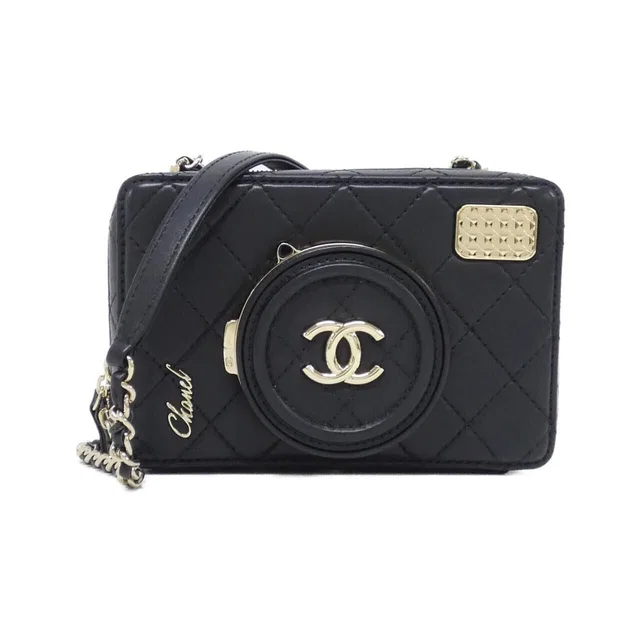 Chanel Shoulder Bag Black in Black from The Reluxe