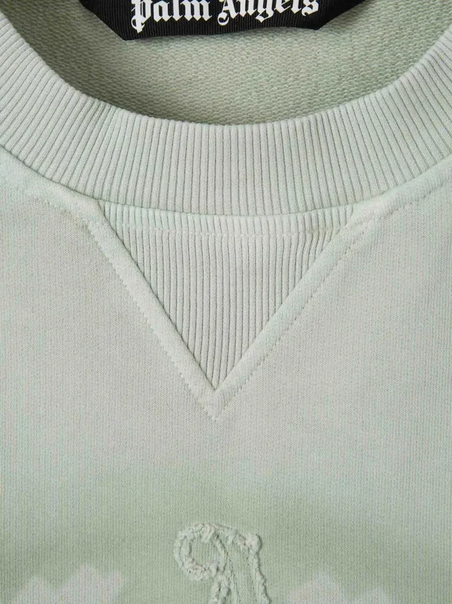 Palm Angels Logo Detailed Crewneck Sweatshirt, photo 3 of 3 from SENSER