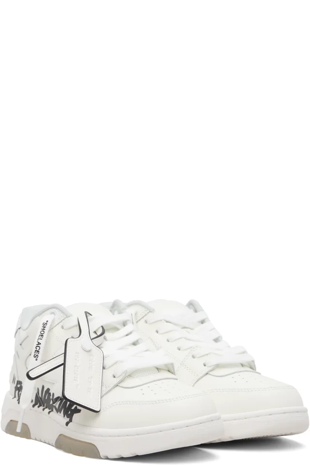 Off-White White Out Of Office 'For Walking' Sneakers, photo 4 of 5 from SSENSE