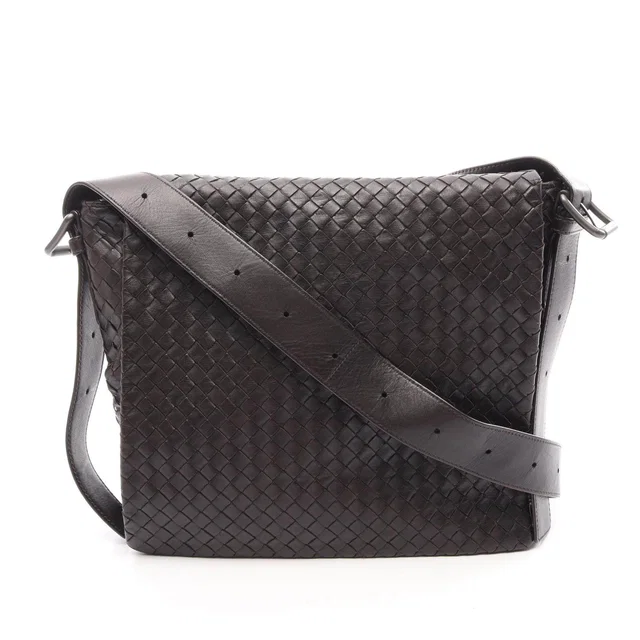 Bottega Veneta Intrecciato Leather Shoulder Bag in Woven leather from LuxUness
