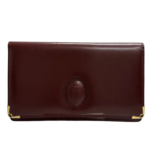 Cartier Must Line Leather Clutch Bag in Leather from LuxUness