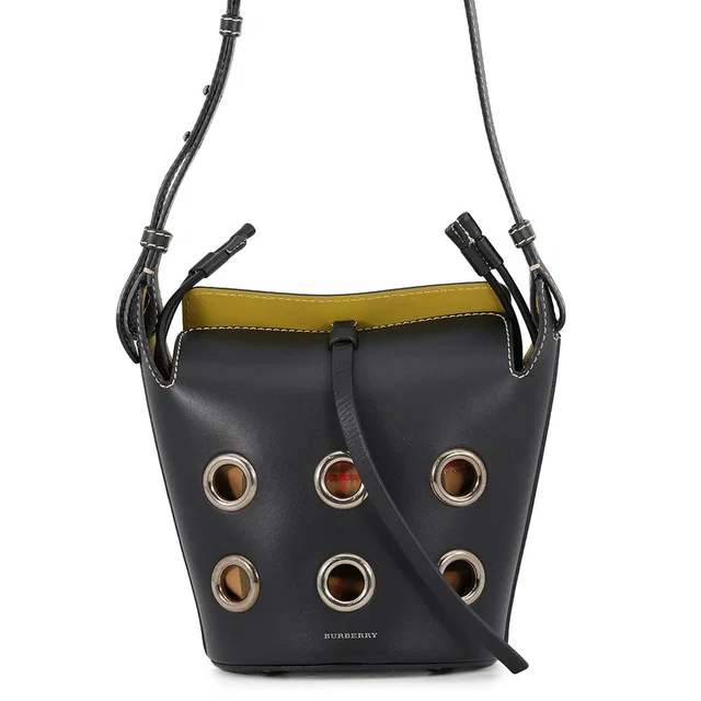 Burberry Nova Check Bucket Bag Shoulder Bag Black4078584 Leather in Leather from GALLERY RARE