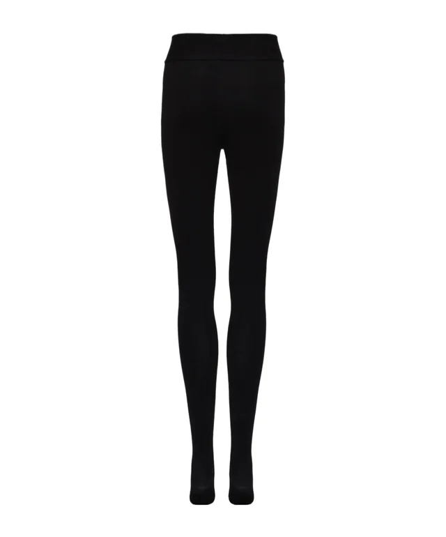 Magda Butrym Footed cotton leggings in black, photo 2 of 5 from SENSER