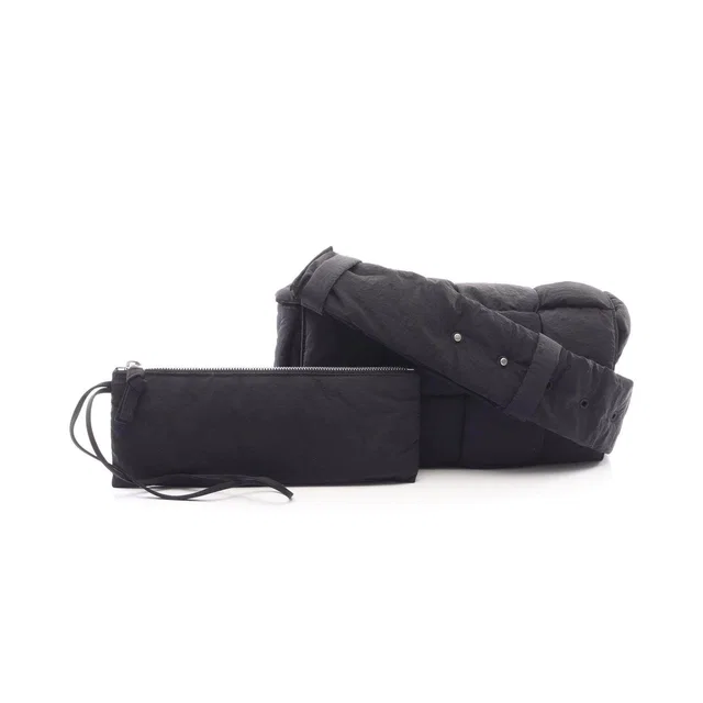 Bottega Veneta PADDED TECH CASSETTE Nylon Shoulder Bag in Nylon from LuxUness