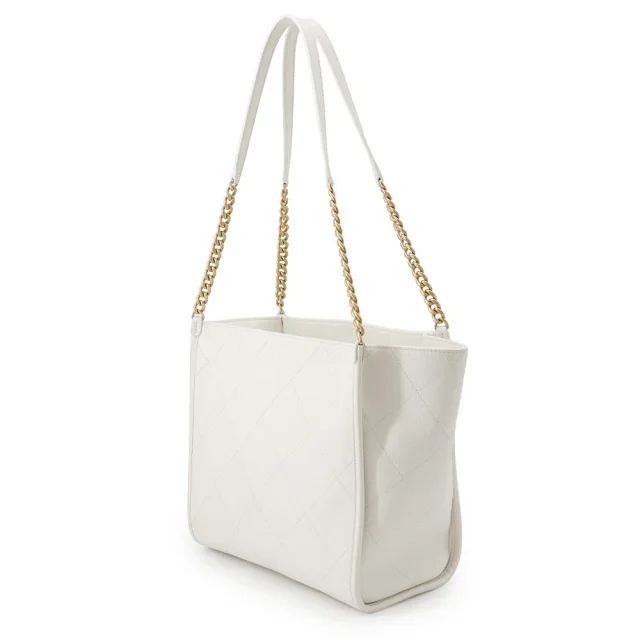 Chanel Stitch Pocket CCTote Bag WhiteAS5417 Caviar Leather in Caviar leather from GALLERY RARE, photo 4 of 19