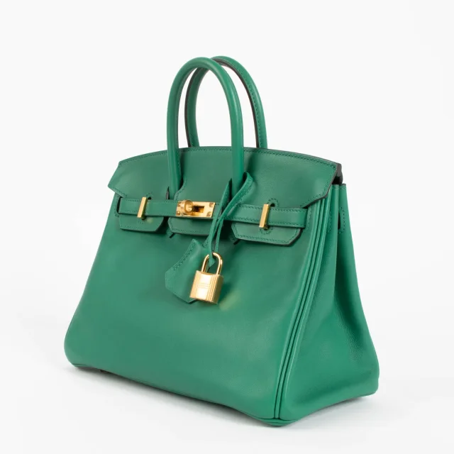 Hermès Birkin 25 Vert Vertigo Swift GHW in Green Swift leather from Labellov, photo 3 of 13