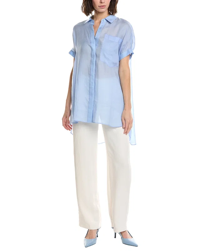 Lafayette 148 New York Oversized Shirt, image 1 of 1 from Gilt