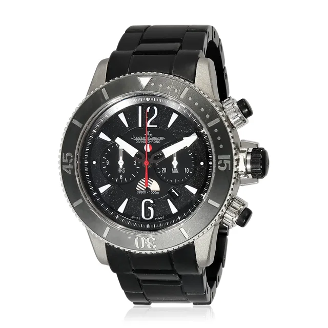 Jaeger-LeCoultre Master Compressor Navy Seal 159.t.c7 Mens Watch Titanium Black Wrist in Black from HEWI