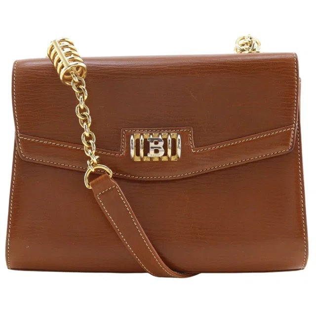 Bally Leather Shoulder Bag in Leather from LuxUness