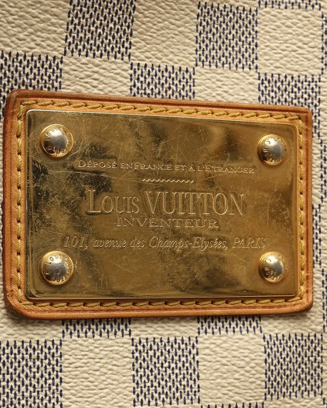 Louis Vuitton Damier Azur Galliera GM Tote Bag in Canvas from A Retro Tale, photo 6 of 14