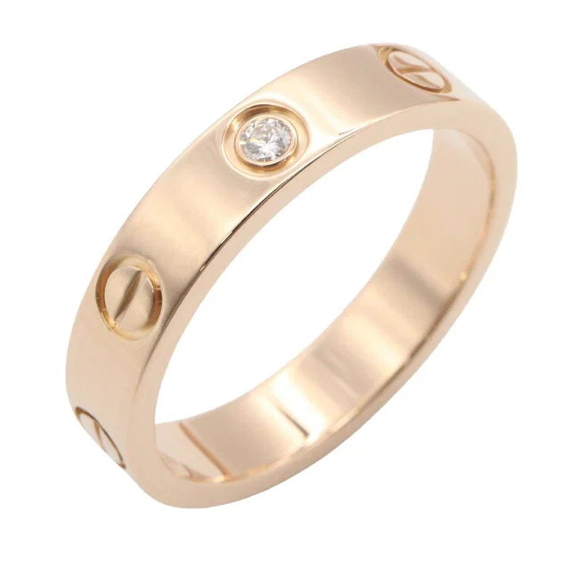 Cartier Mini Love Au750 Diamond Ring Size 51 from LuxUness