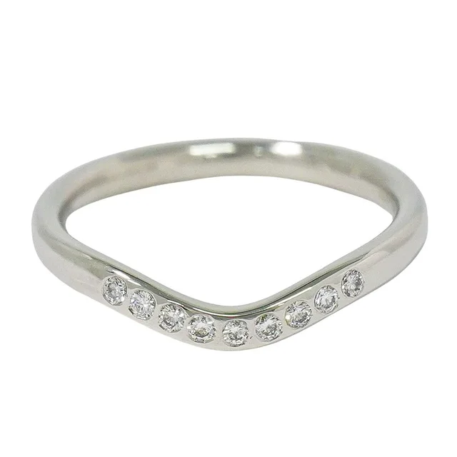 Tiffany & Co. Diamond Ring Platinum Second from The Reluxe