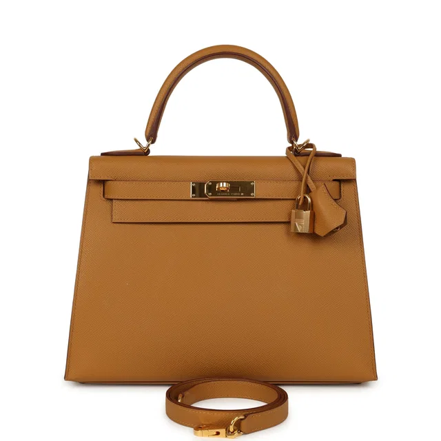 Hermès Kelly Sellier 28 Sesame Epsom Gold Hardware in Epsom leather from Madison Avenue Couture