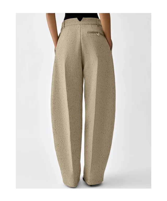 Jacquemus Ovalo Pleated Wide-Leg Pants, photo 4 of 6 from SENSER
