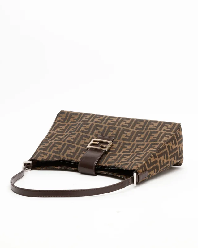 Fendi Large Zucca Shoulder Bag in Canvas from A Retro Tale, photo 5 of 8