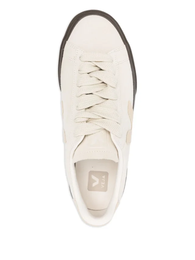 VEJA Campo bold suede sneakers in Neutrals, photo 4 of 5 from FARFETCH