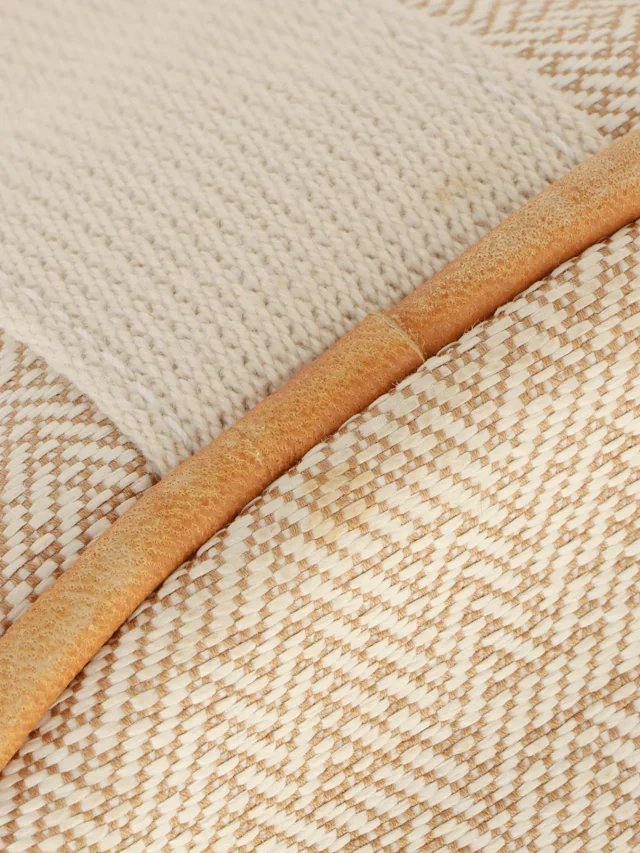 Hermès Saxo MM Beige in Beige Canvas from VINTAGE QOO TOKYO, photo 12 of 17