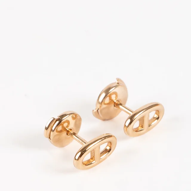 Hermès Gold Farandole Très Petit Modèle Earrings in Yellow from Labellov, photo 4 of 5