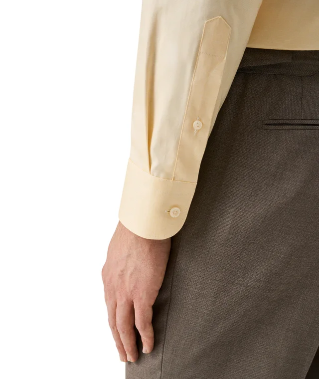 Eton Slim-Fit Signature Oxford Dress Shirt in Yellow, photo 5 of 5 from Harry Rosen