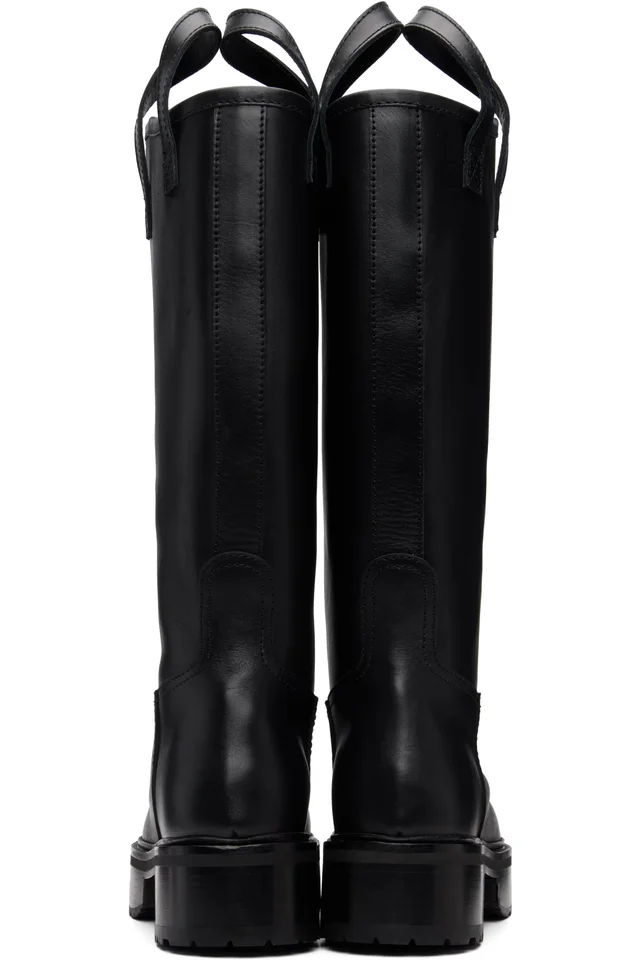 Enfants Riches Déprimés Black Welder Tall Boots, photo 2 of 3 from SSENSE
