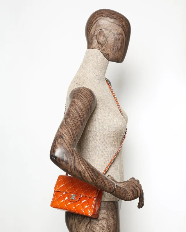 Chanel Classic Square Patent Single Flap Bag in Patent leather from A Retro Tale, photo 14 of 14