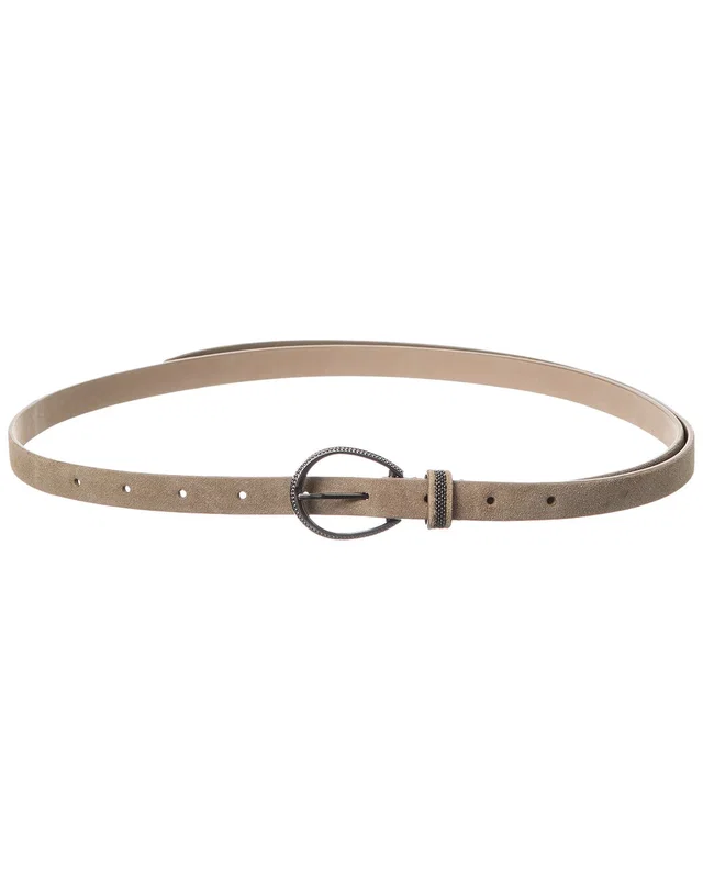Brunello Cucinelli Suede Belt, image 1 of 1 from Gilt