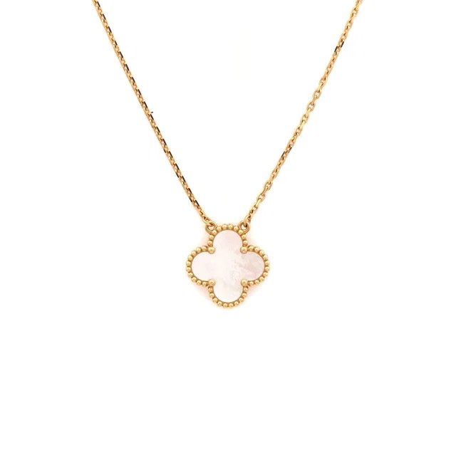 Van Cleef & Arpels Vintage Alhambra Pendant Necklace in gold from Poshmark