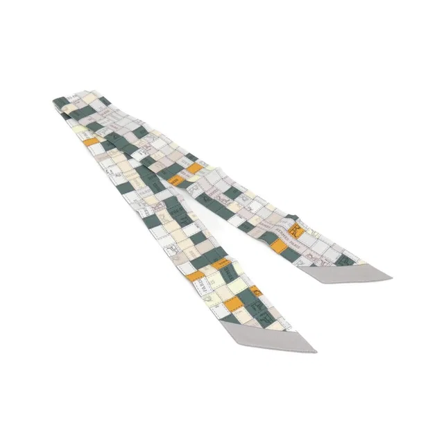 Hermès Bolduc AU Carre Twilly Scarf in Silk from The Reluxe