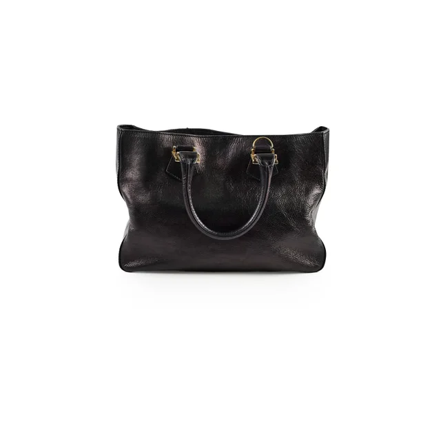 Fendi Twins Tote Black in Black Leather from The Purse Affair