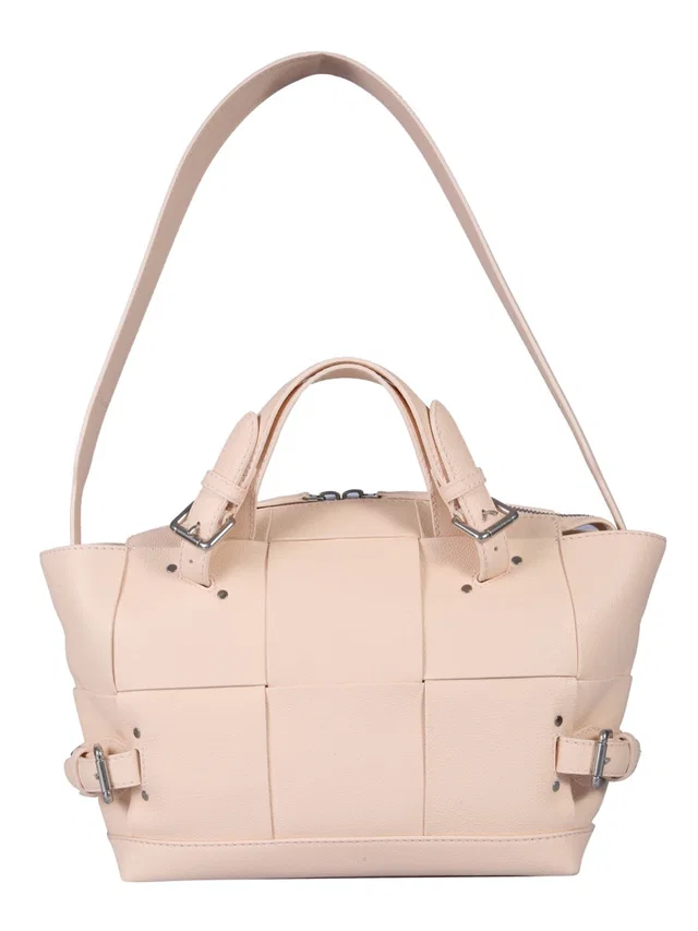 Bottega Veneta Quilted Leather Shoulder Bag — Beige in Beige Leather from HEWI