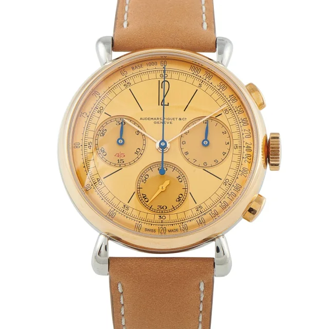 Audemars Piguet [Re]Master01 Chronograph Watch in multicolor Leather from The RealReal