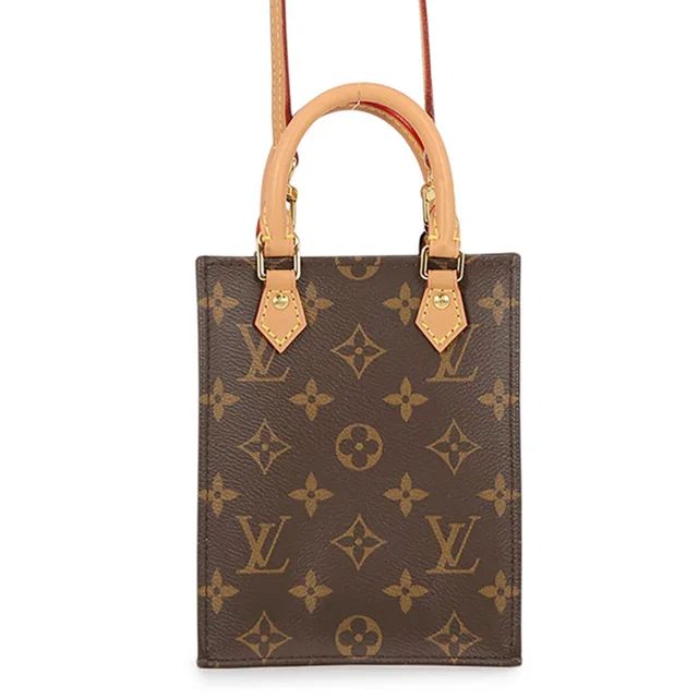 Louis Vuitton Petit Sac Plat BrownM69442 Monogram from GALLERY RARE
