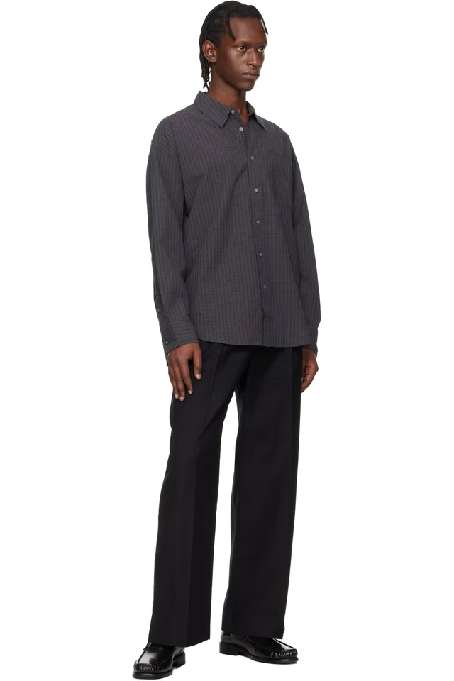 HOPE Black Loose-Fit Trousers, photo 4 of 4 from SSENSE