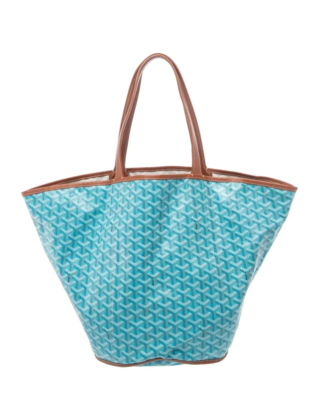 Goyard Goyardine Belharra in blue Patent leather from The RealReal