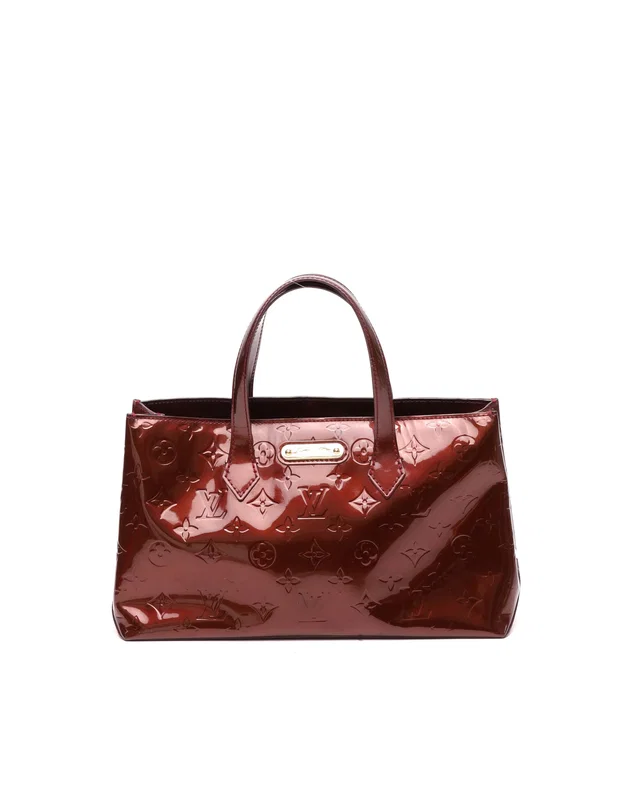 Louis Vuitton Vernis Wilshire PM Tote Bag in Patent leather from A Retro Tale